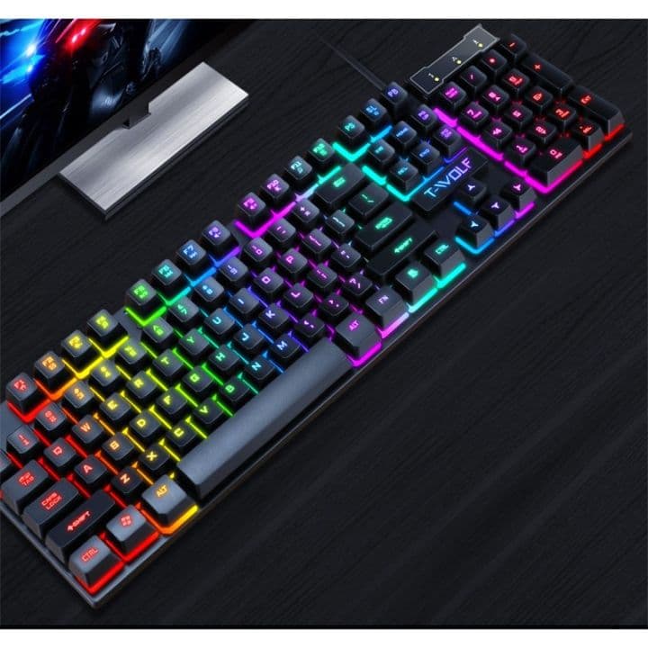 BAJEAL T350 RGB Wired Gaming Keyboard & Mouse Combo