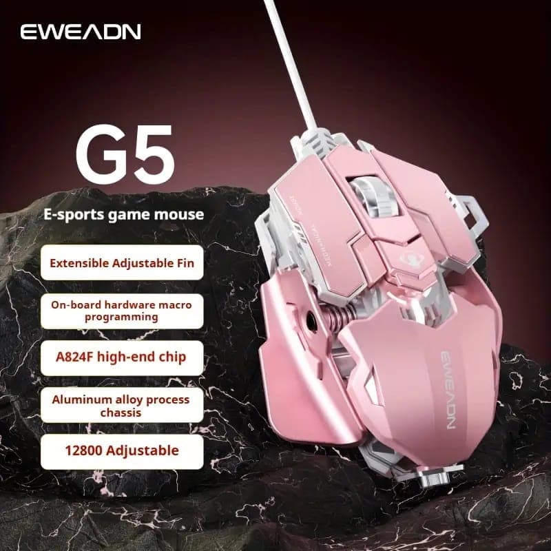 EWEADN G5 Wired RGB Gaming Mouse