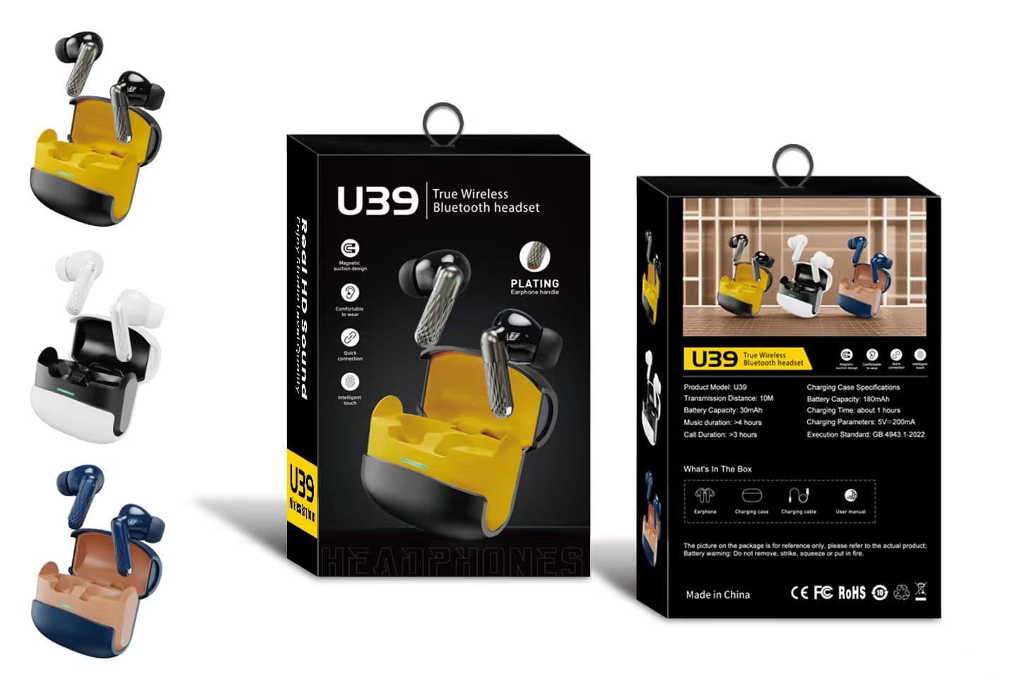 U39 True Wireless Bluetooth Headset